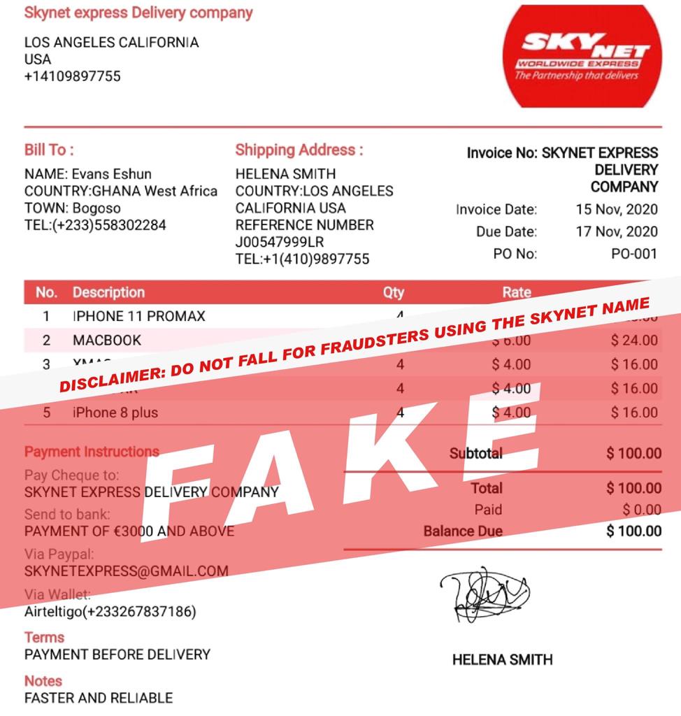 Fraud image